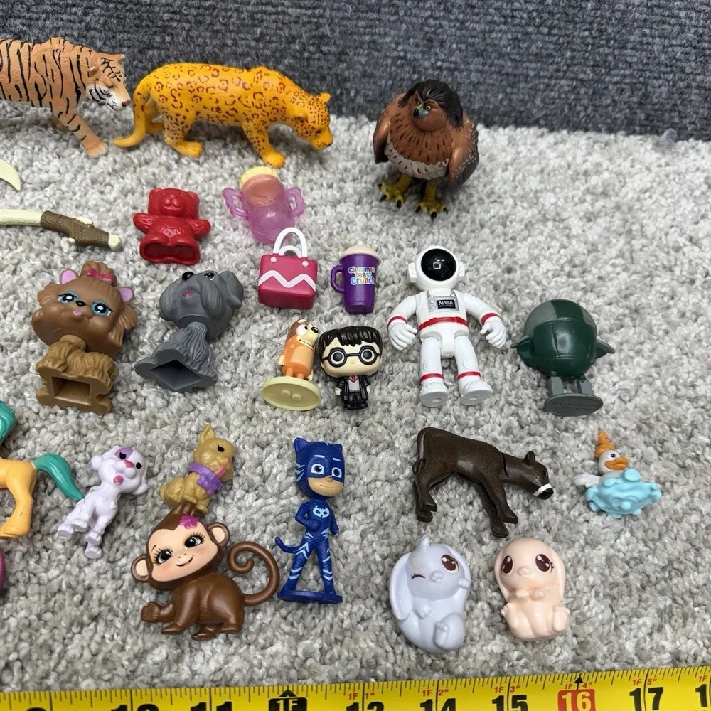 Huge lot toys figures Care Bears rabbits dogs animals and more AS IS